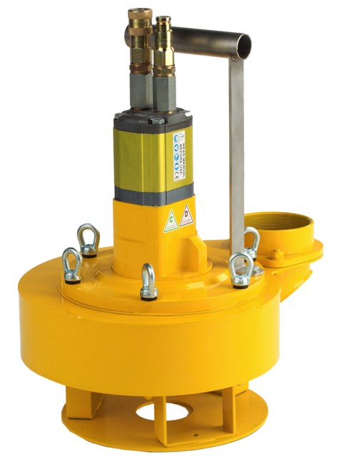 DOA SP45-ATEX - Hydraulically driven submersible pump with open inlet, 3000 L / min.